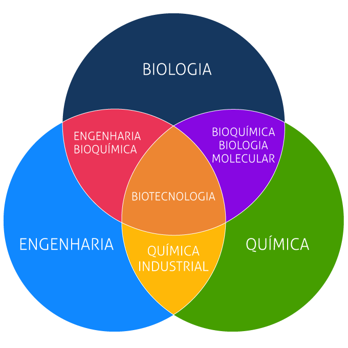 Fig.38: Áreas resultantes da engenharia, química e biologia